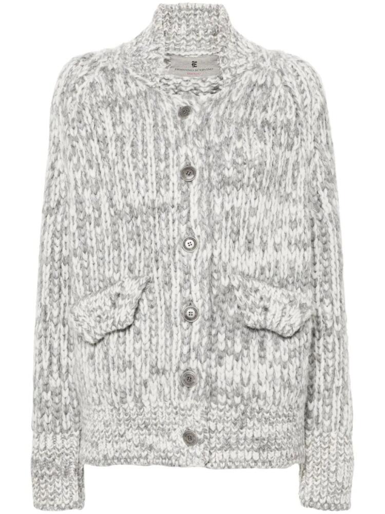 Ermanno Scervino mélange-effect cardigan - Grey Cover