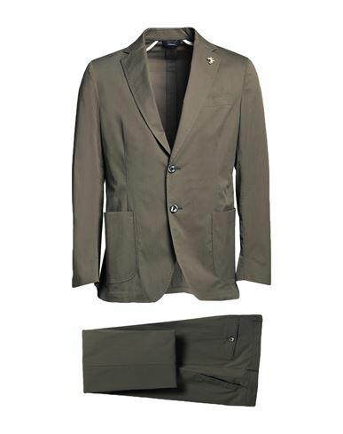 Tombolini Man Suit Military green Cotton, Polyamide, Elastane Cover