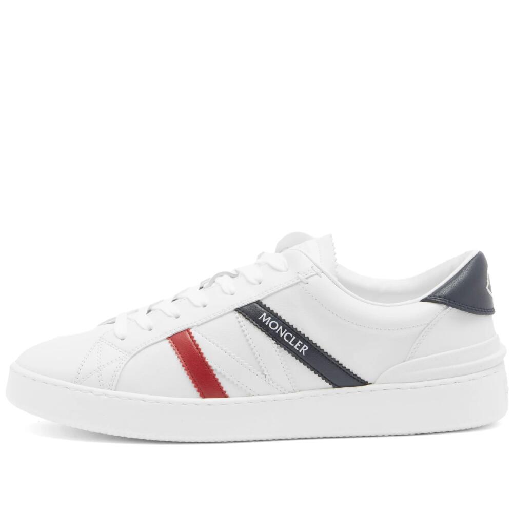 Moncler Men's Monaco M Low Top Sneakers in White Cover