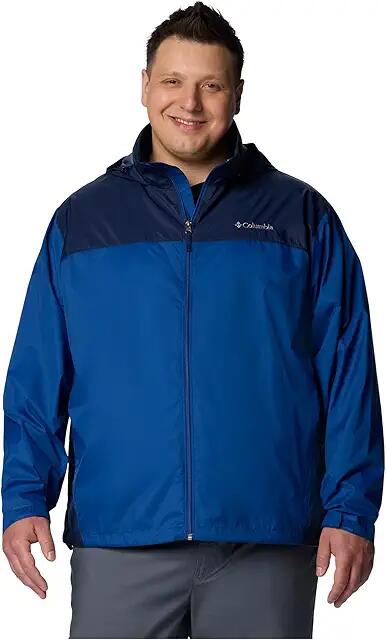 Columbia Big Tall Glennaker Lake II Rain Jacket (Mountain Blue/Collegiate Navy) Men's Jacket Cover