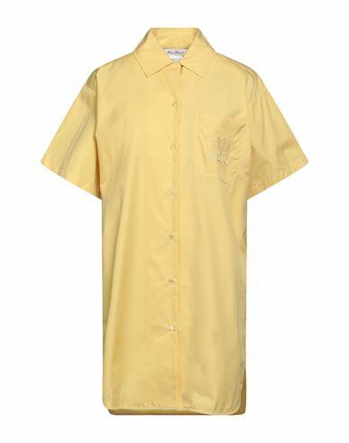 Max Mara Woman Mini dress Yellow Cotton Cover