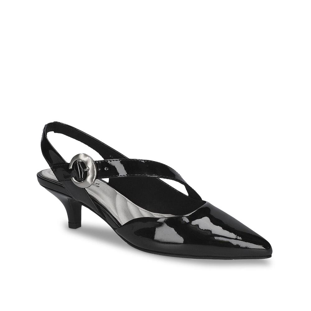 Easy Street Sarit Pump | Women's | Black Patent Cover