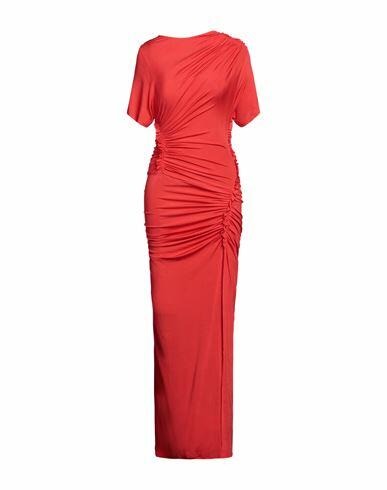 Atlein Woman Maxi dress Red Viscose, Elastane Cover