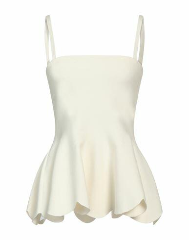 Rochas Woman Top Ivory Viscose, Polyester, Polyamide, Elastane Cover