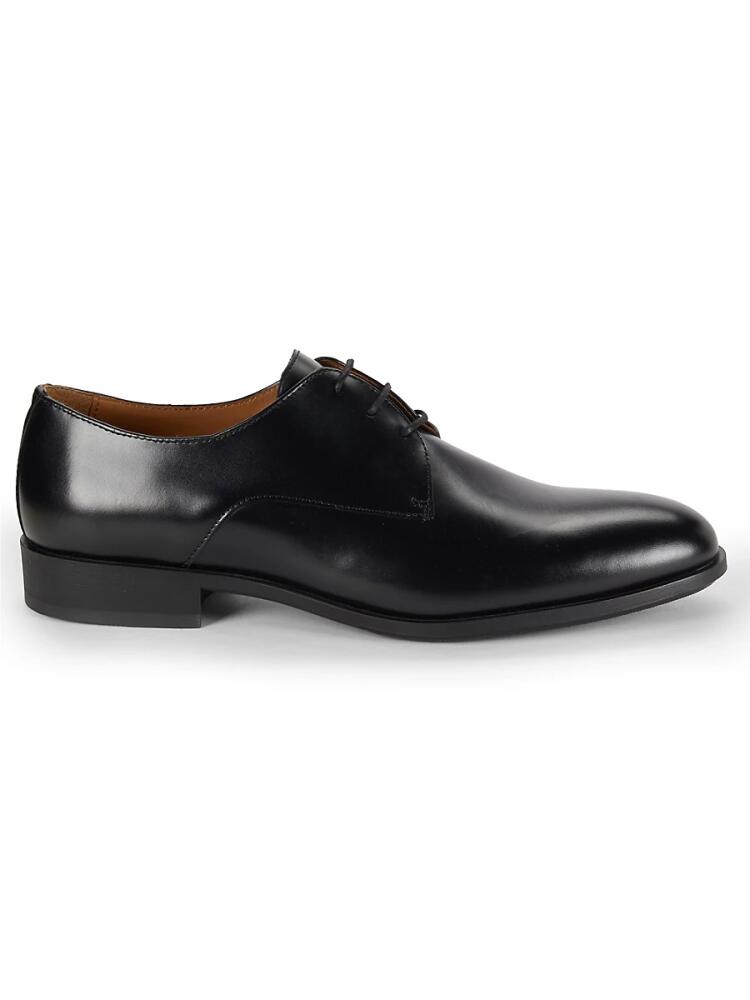 BOSS Men's Eastside Leather Derby Shoes - Black Cover