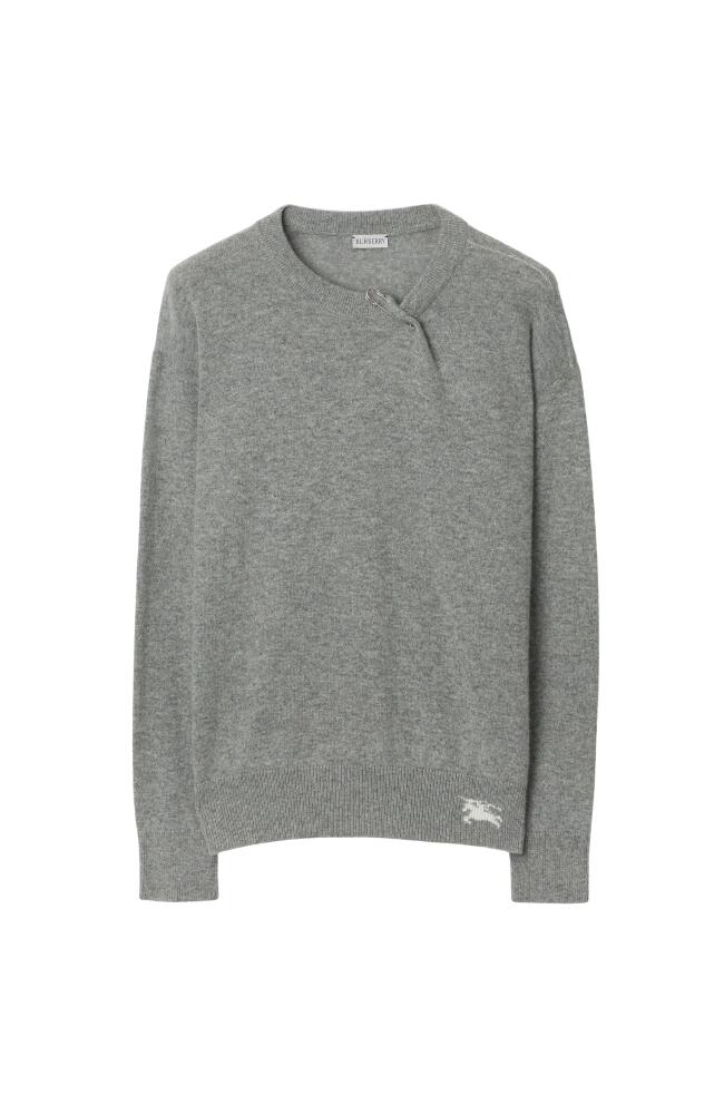 burberry Cashmere Sweater in Light Grey Melange Cover