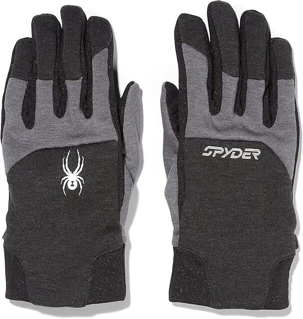 Spyder Speed Fleece Gloves (Black) Cycling Gloves Cover