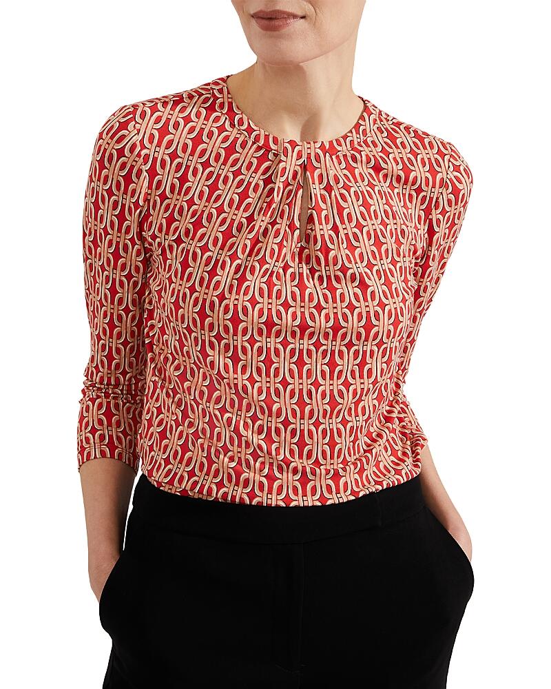 Hobbs London Julia Printed Top Cover