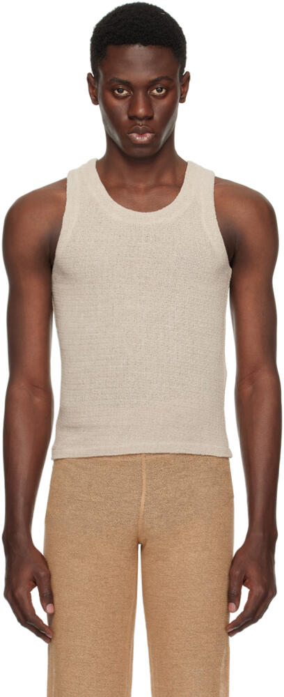 Ludovic de Saint Sernin Beige Classic Tank Top Cover