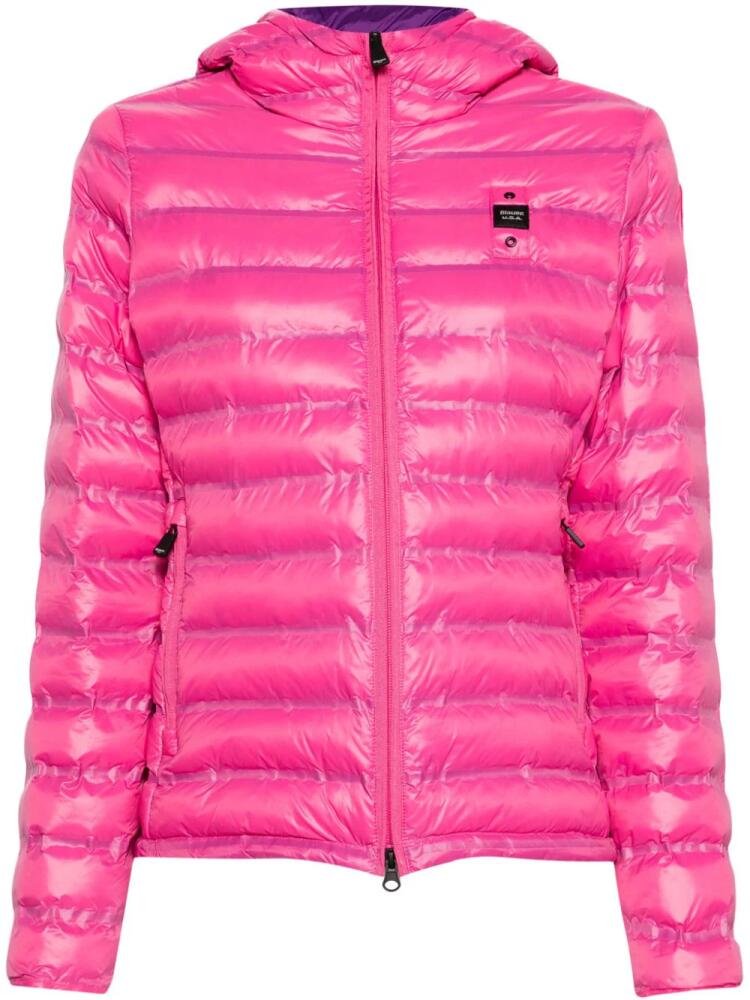 Blauer Chloe packable hooded jacket - Pink Cover