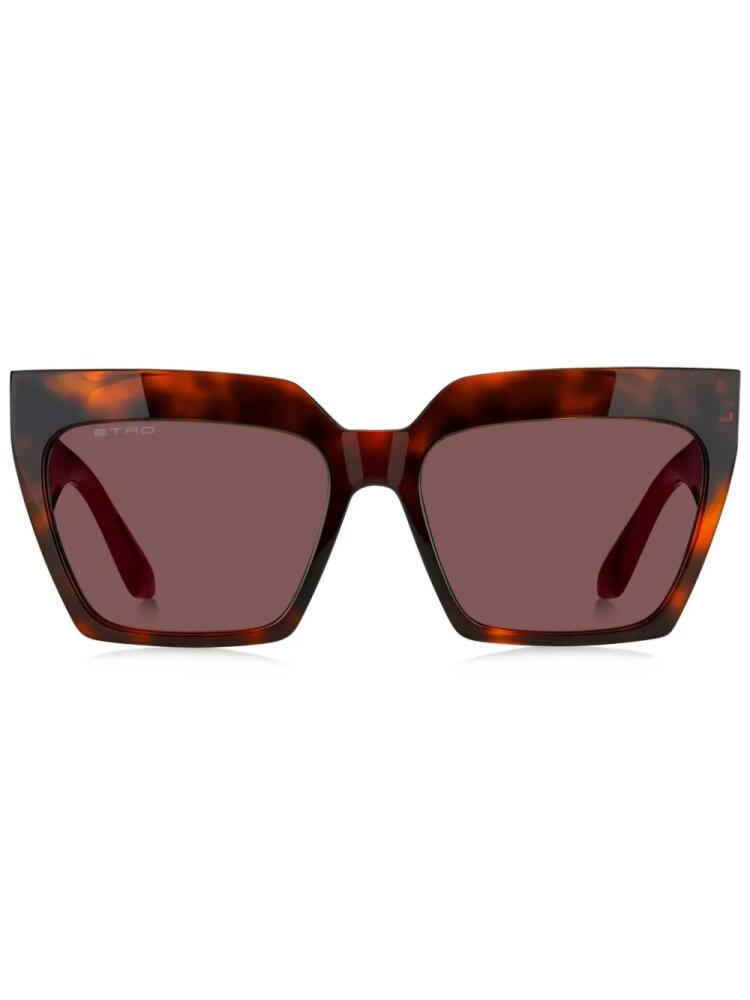 ETRO Tailoring cat-eye sunglasses - Red Cover