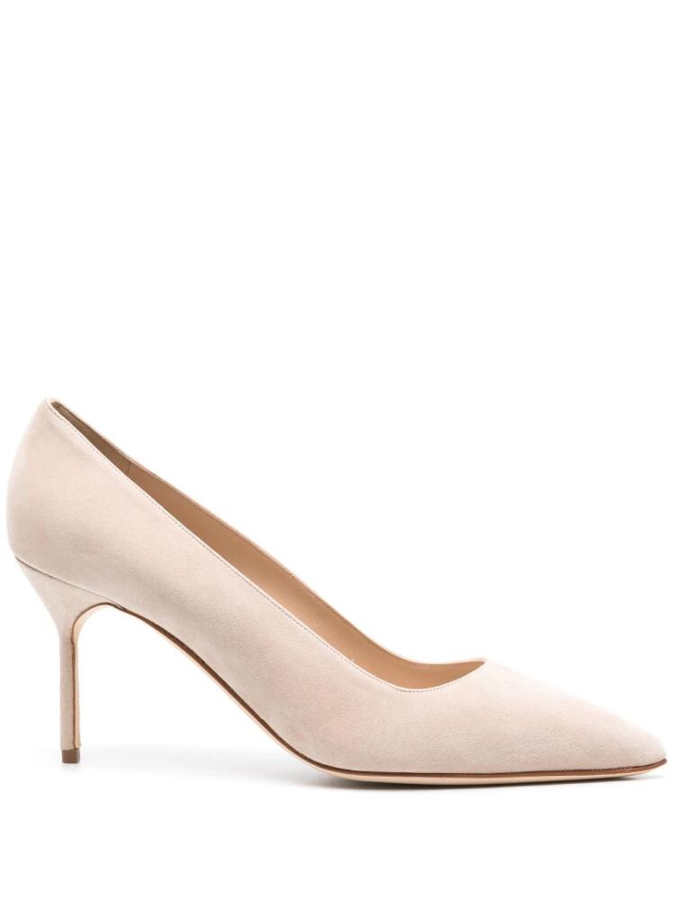 Manolo Blahnik BB 70mm suede pumps - Neutrals Cover