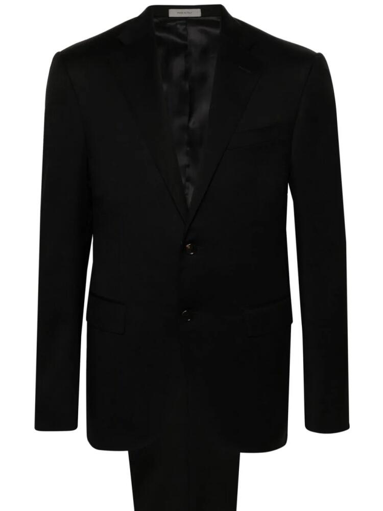 Corneliani single-breasted suit - Black Cover