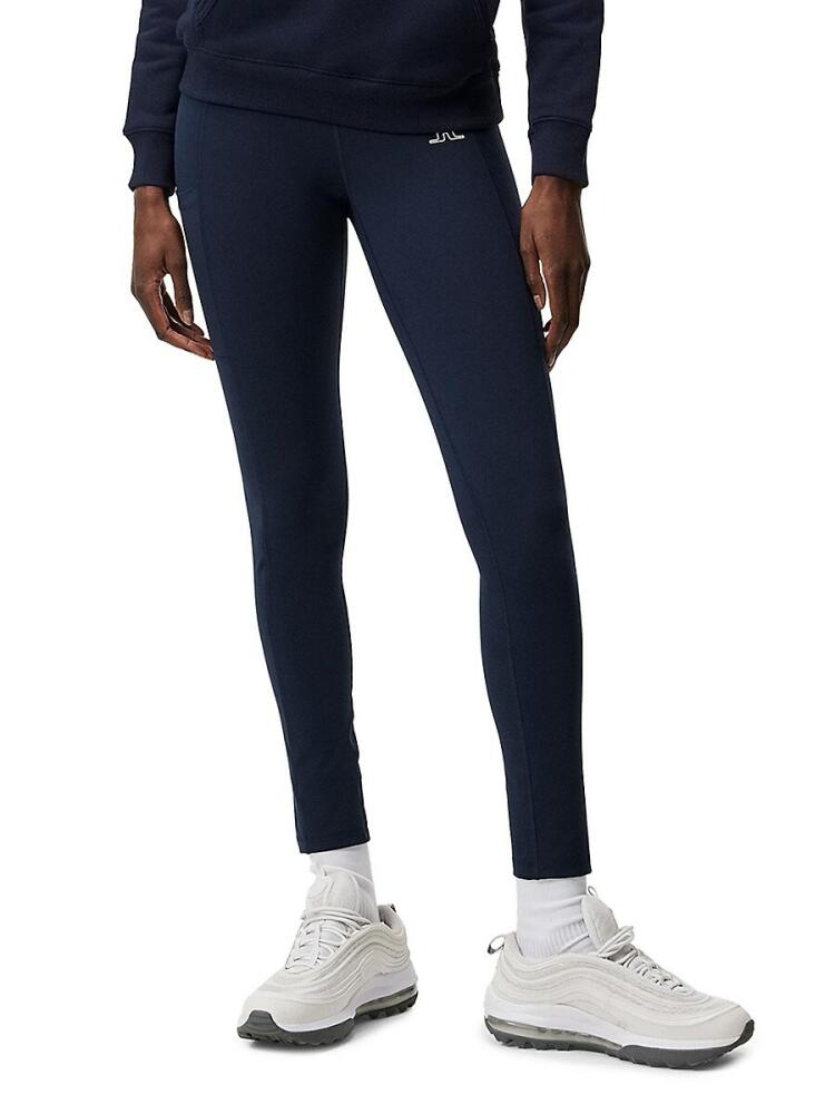 J. Lindeberg Women's Zena Sculpt Leggings - Navy Cover