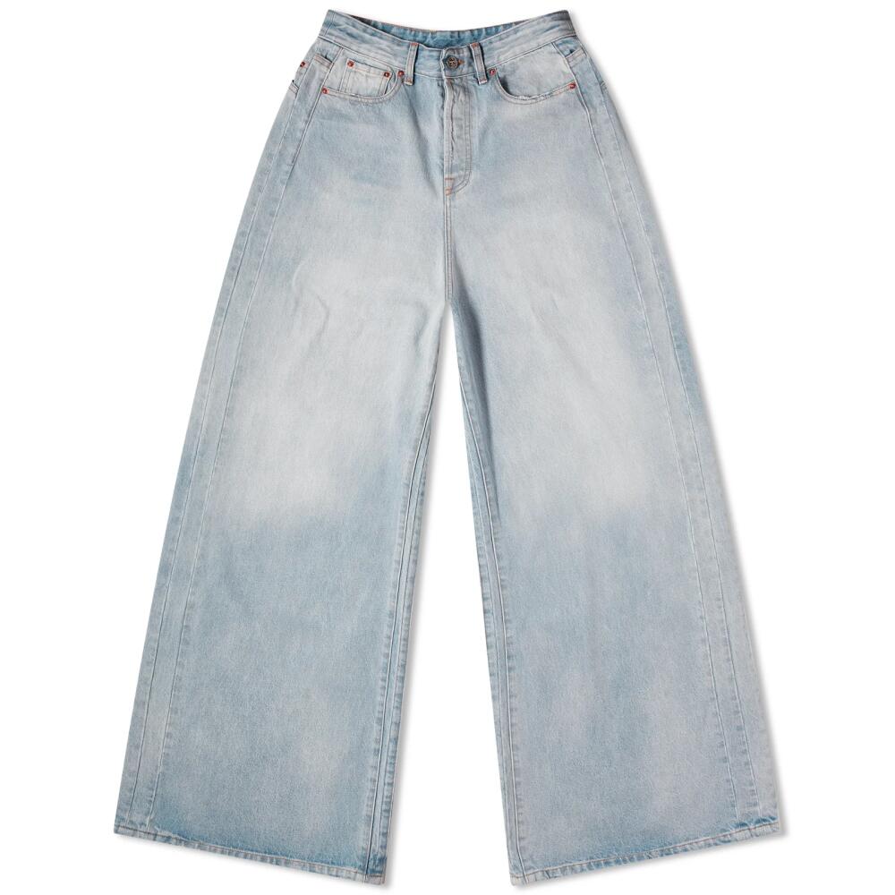 Vetements Women's Destroyed Jeans in Blue Cover