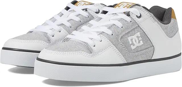 DC Pure (Grey/White/Grey 1) Men's Skate Shoes Cover