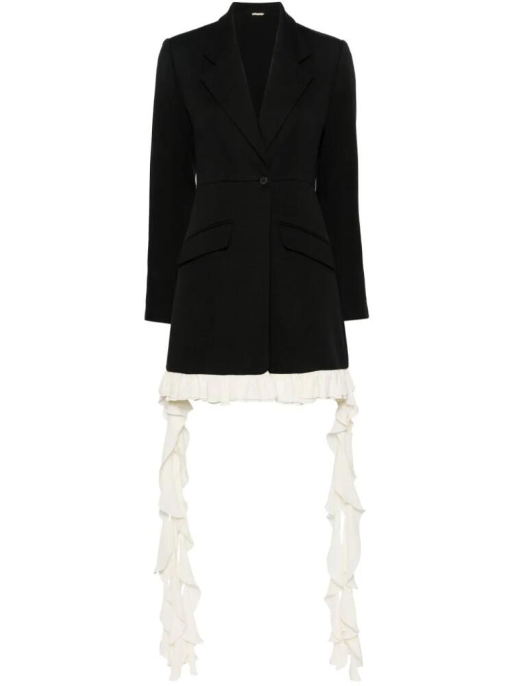 Alexis Alondra blazer draped minidress - Black Cover