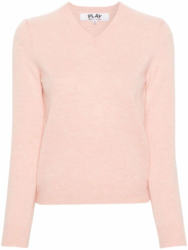 Comme Des Garçons Play heart logo wool jumper - Pink Cover