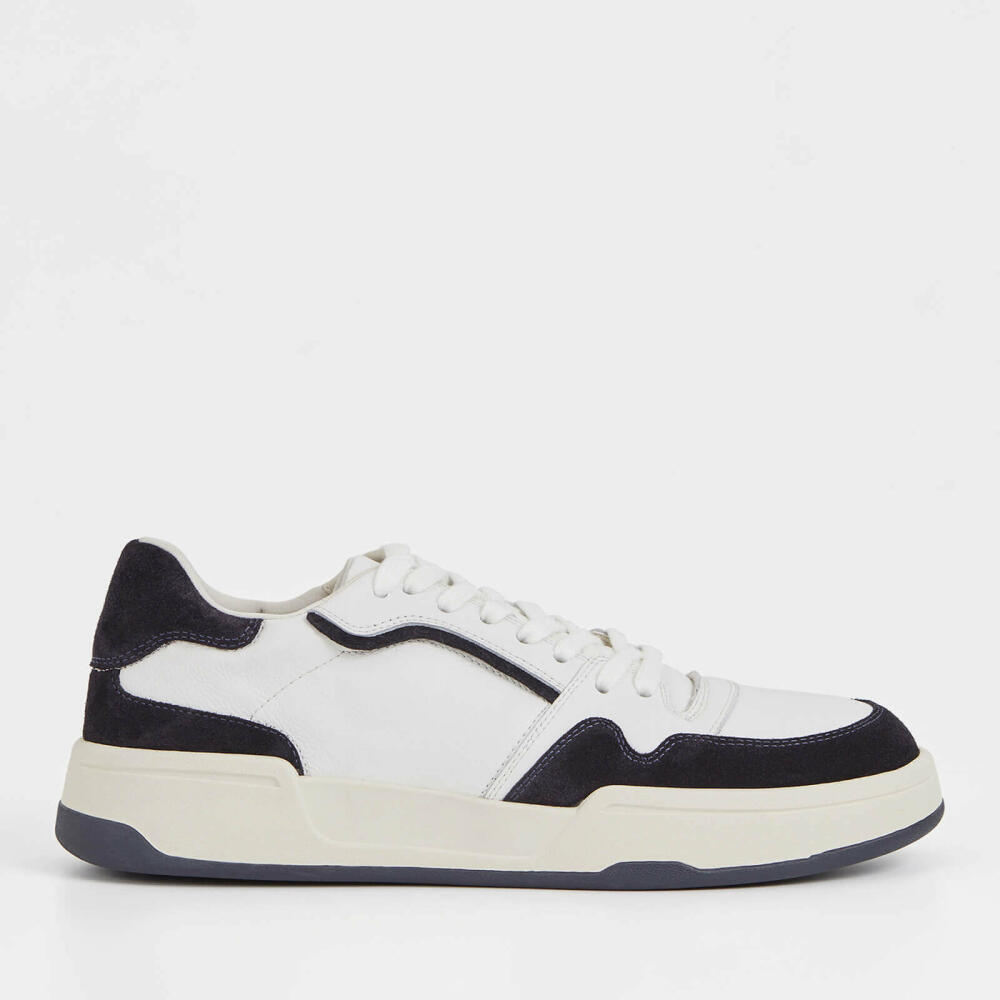 Vagabond Cedric Contrast Leather Basket Trainers Cover