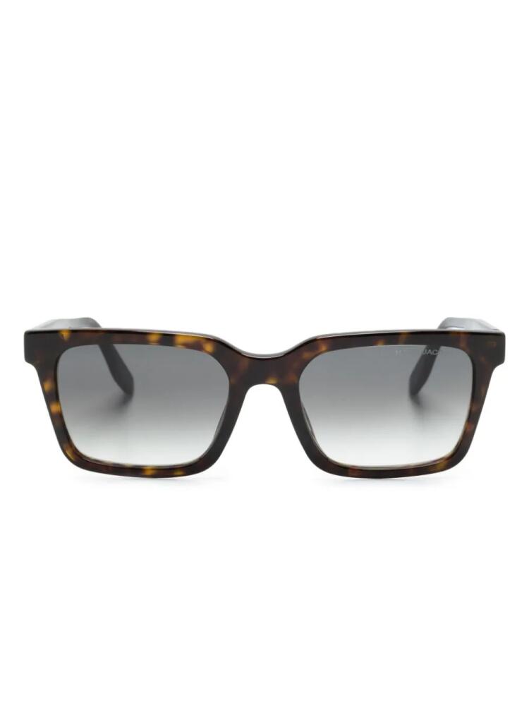 Marc Jacobs Eyewear tortoiseshell-effect square-frame sunglasses - Brown Cover