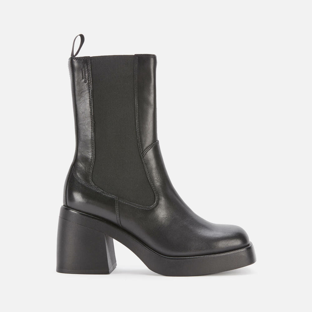 Vagabond Women's Brooke Leather Heeled Chelsea Boots - Black Cover