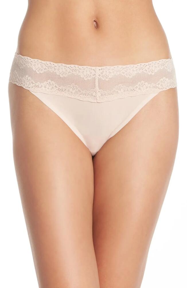 Natori Bliss Perfection Thong in Cameo Rose Cover