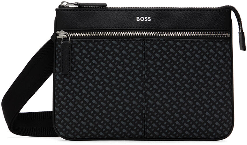 BOSS Black Monogram Pattern Envelope Bag Cover