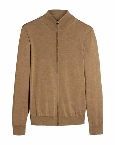 Dunhill Man Cardigan Camel Wool Cover