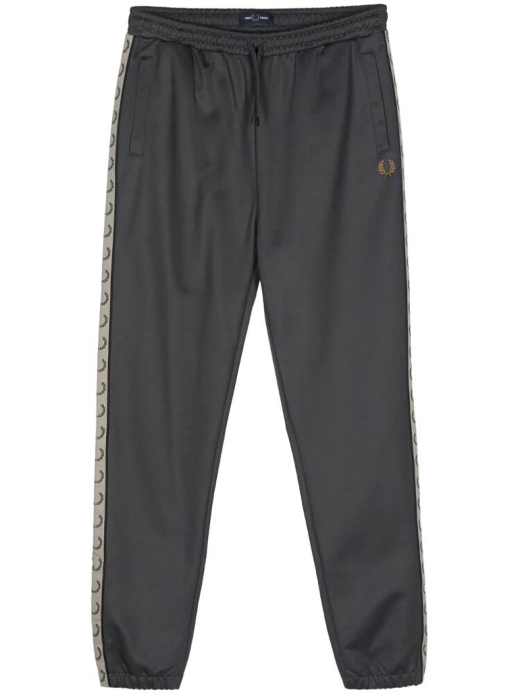 Fred Perry logo-tape track pants - Grey Cover