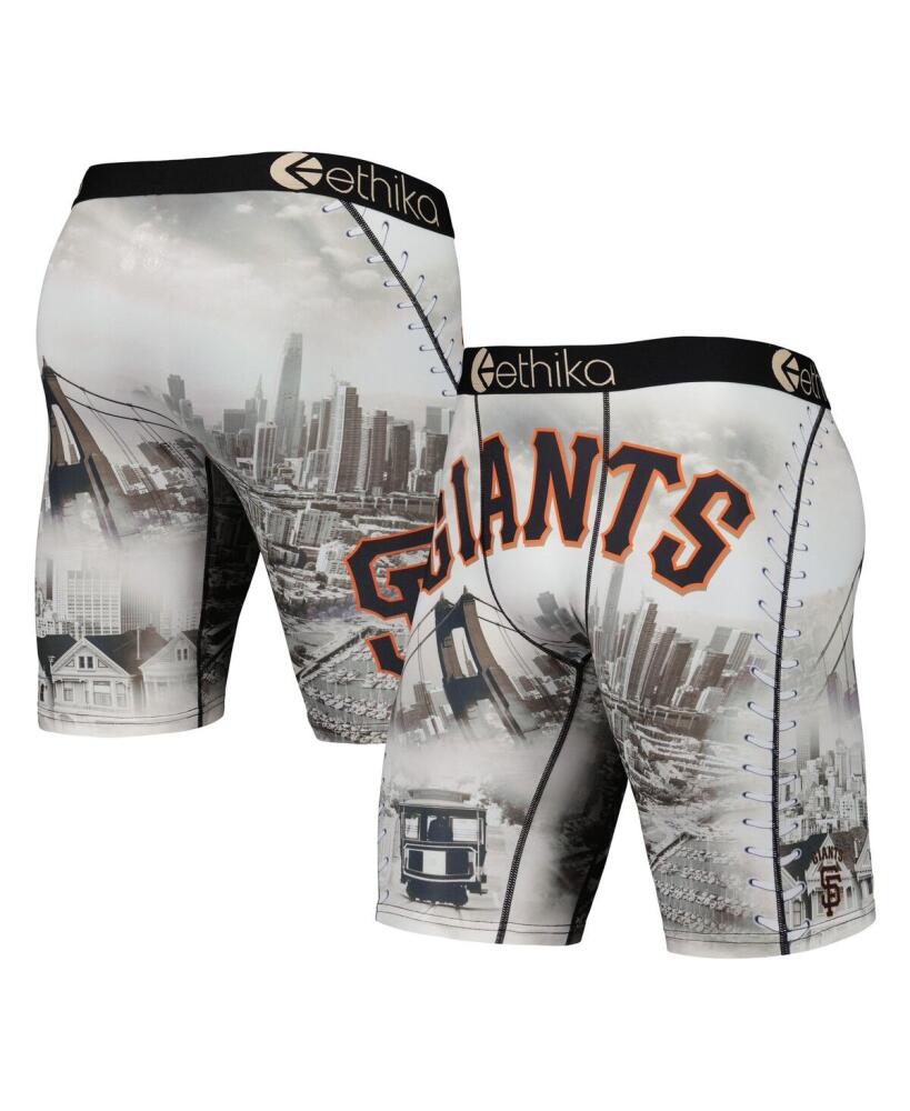 Men's Ethika Cream San Francisco Giants Dna Boxers - Cream Cover