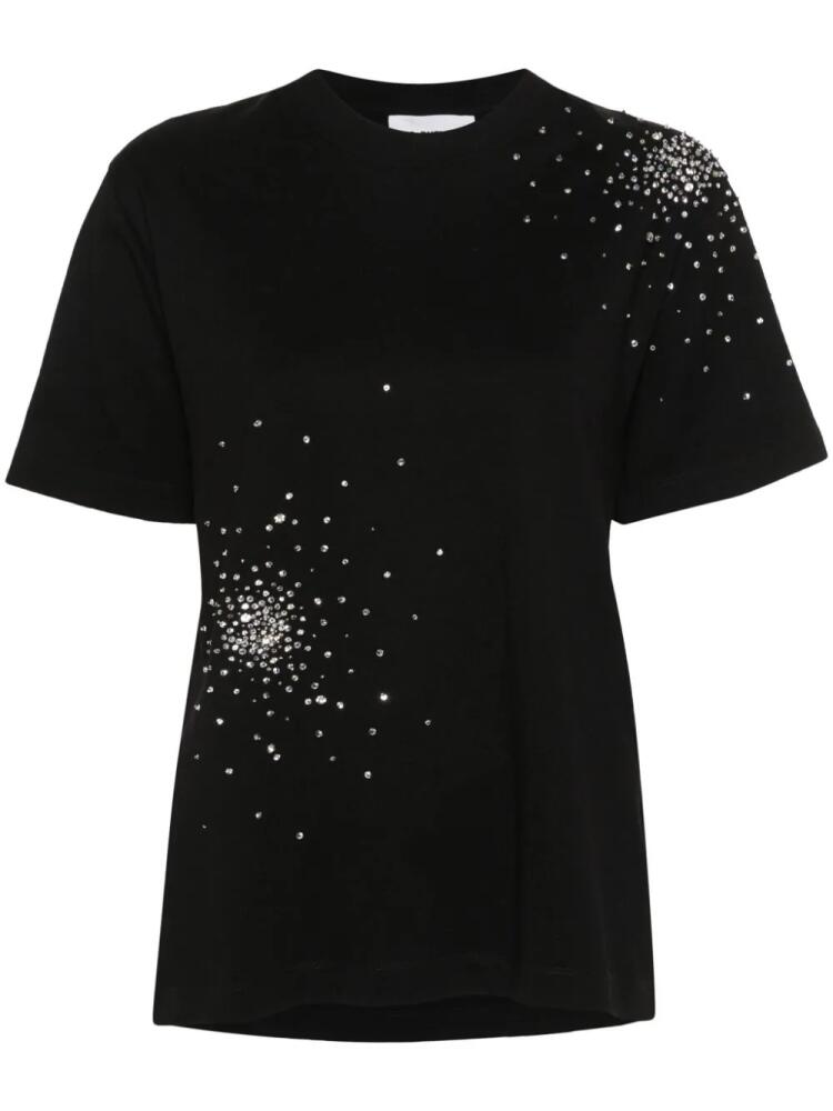 DES PHEMMES crystal-embellished T-shirt - Black Cover