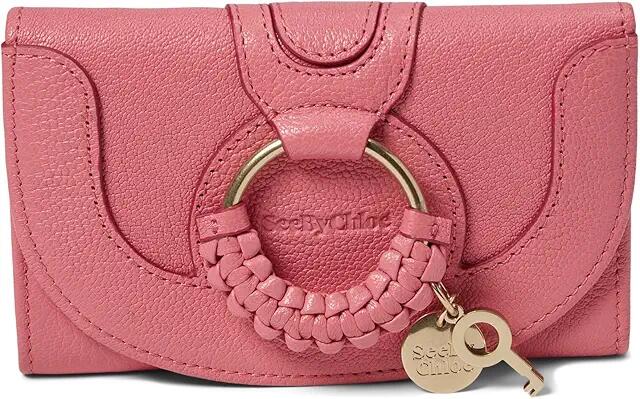 See by Chloe Hana Compact Wallet (Pushy Pink) Handbags Cover