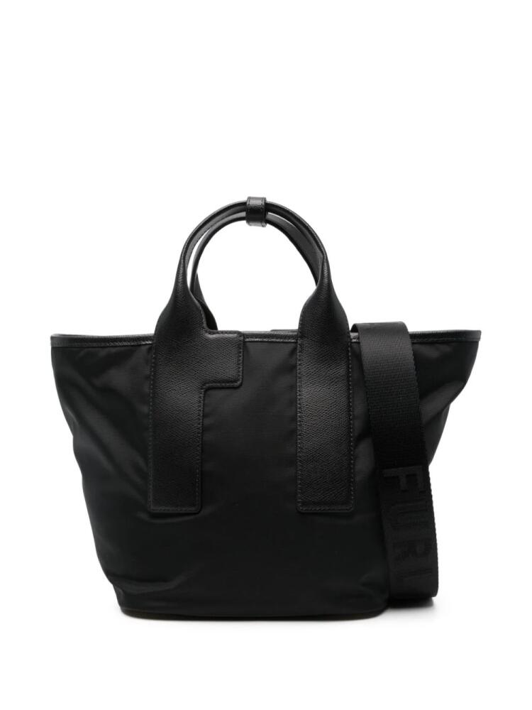 Furla large Piuma tote bag - Black Cover