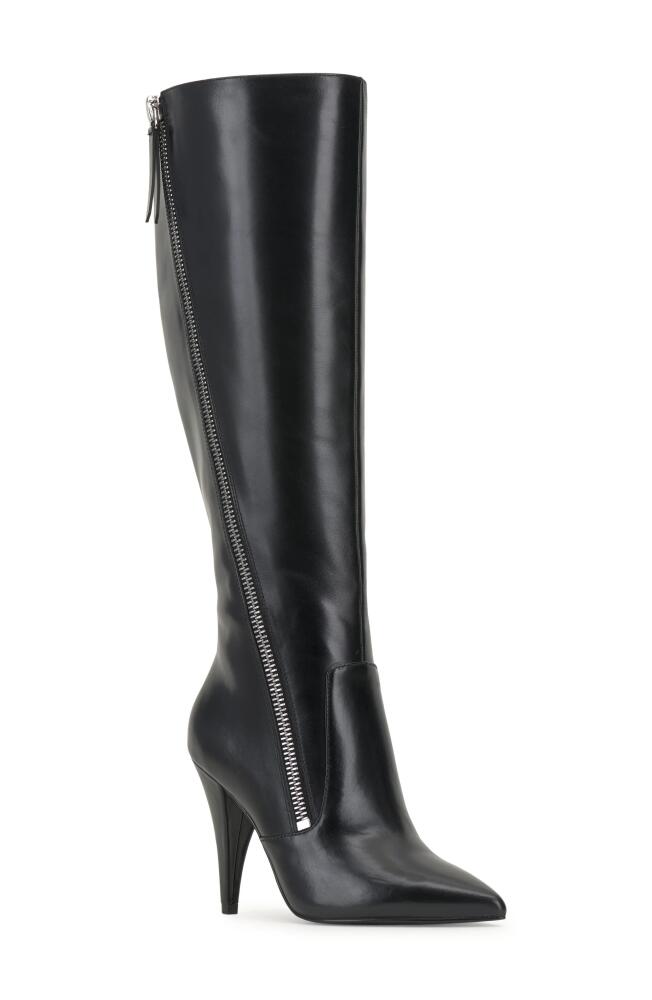 Vince Camuto Alessa Knee High Pointed Toe Boot in Black Cover