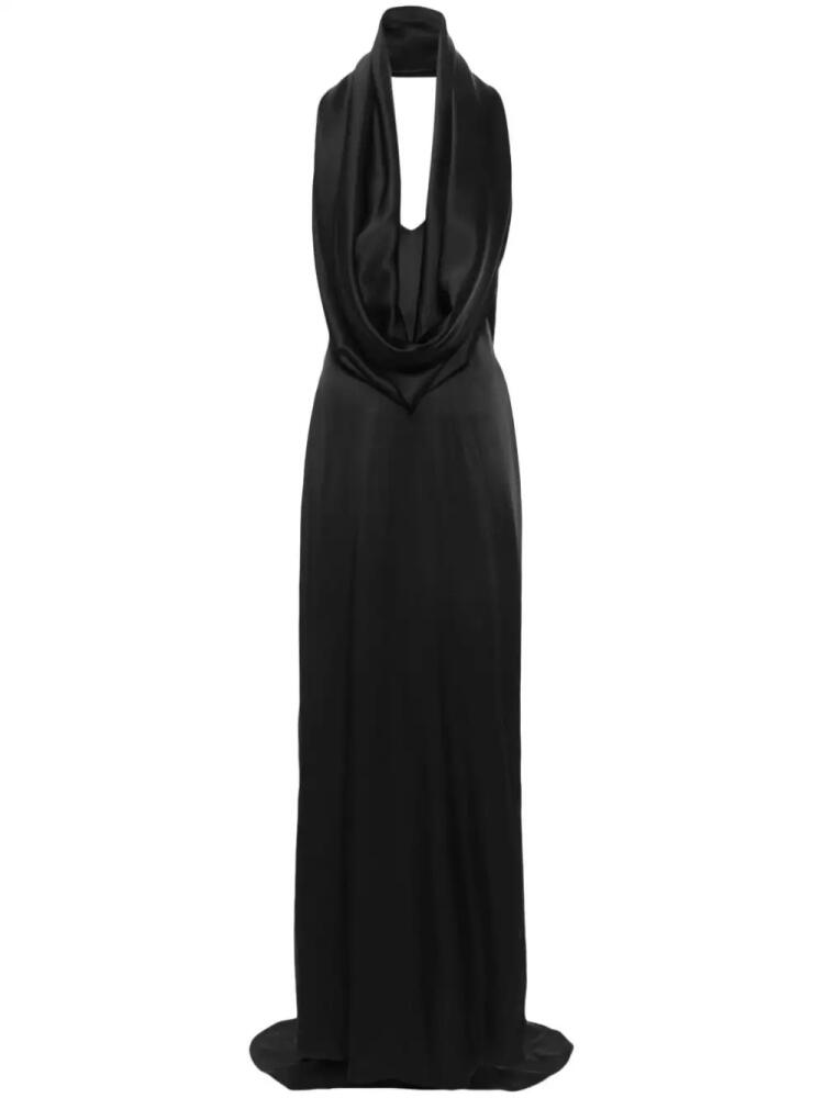 Giuseppe Di Morabito open-back cady dress - Black Cover