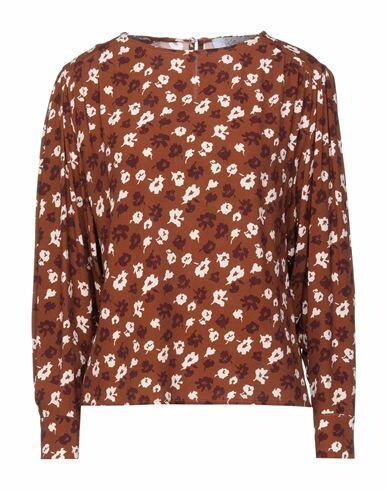 Soallure Woman Top Brown Viscose Cover