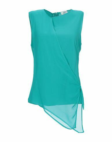 Jucca Woman Top Turquoise Viscose, Elastane Cover