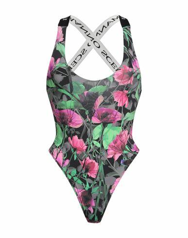 Ermanno Scervino Beachwear Woman One-piece swimsuit Green Polyamide, Elastane Cover