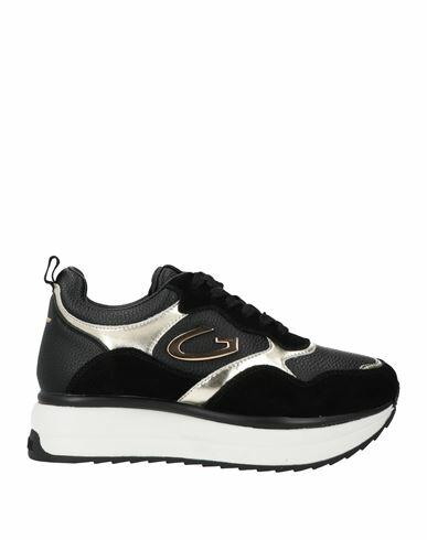 Alberto Guardiani Woman Sneakers Black Leather Cover