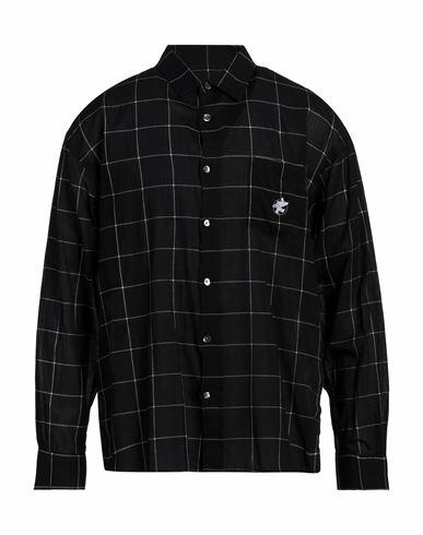 Stussy Man Shirt Black Cotton Cover