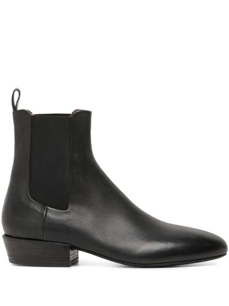 Marsèll almond-toe leather Chelsea Boots - Black Cover