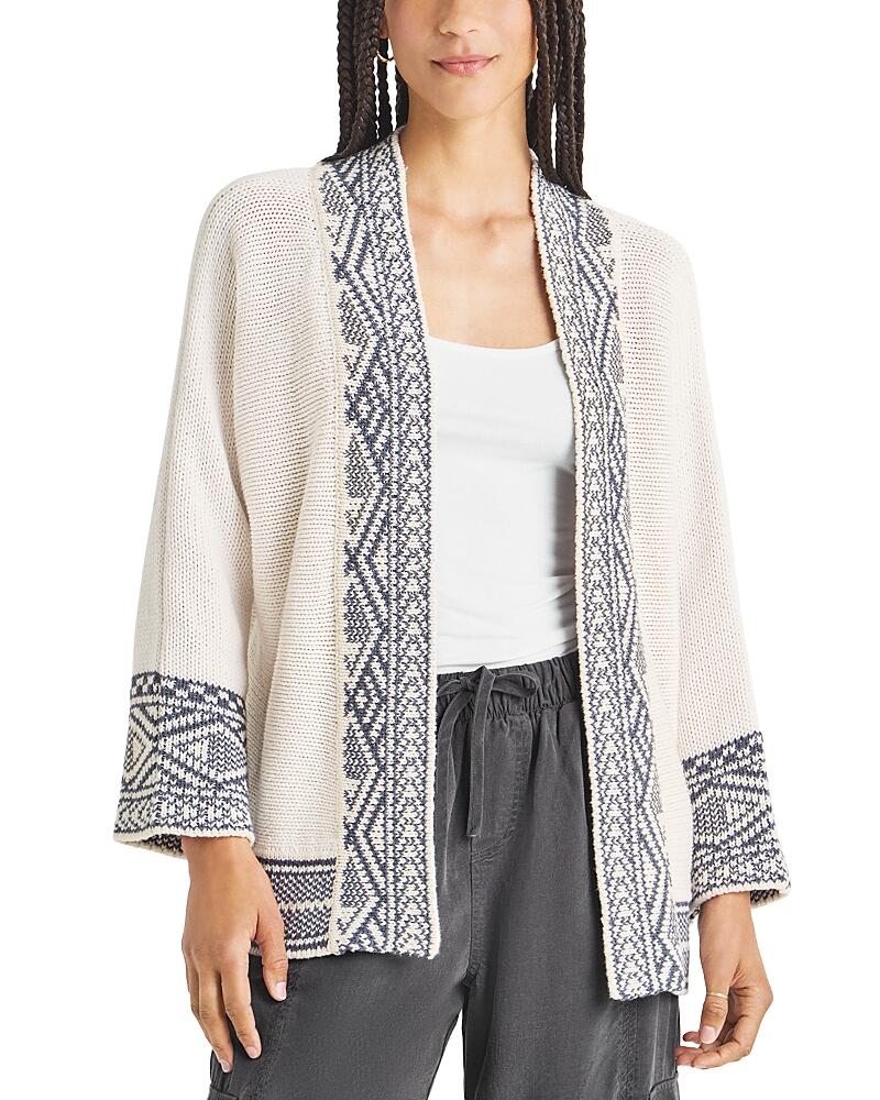 Splendid Kenny Border Print Cardigan Cover