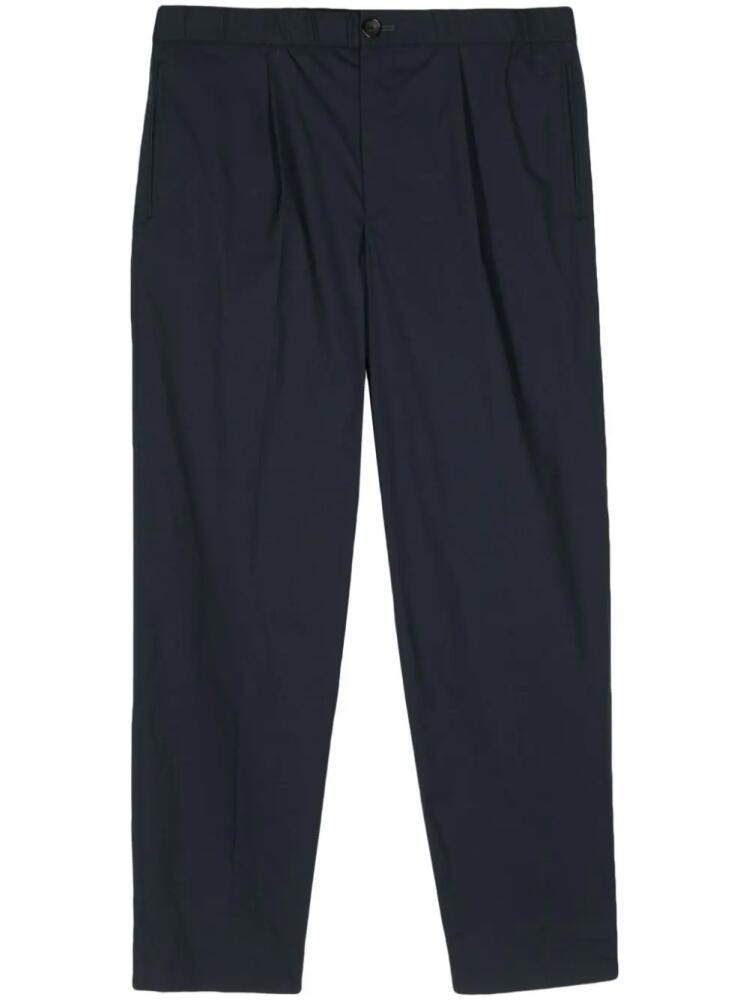 PS Paul Smith logo-appliqué straight-leg trousers - Blue Cover