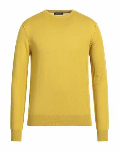 Aragona Man Sweater Mustard Wool Cover