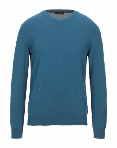 Altea Man Sweater Slate blue Cotton Cover