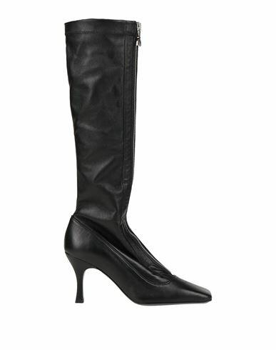 Patrizia Pepe Woman Boot Black Soft Leather Cover