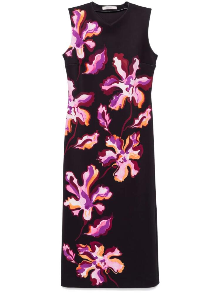 Dorothee Schumacher Flame Flower midi dress - Black Cover