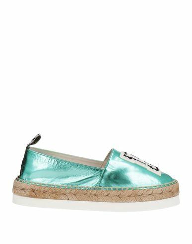 Fabi Woman Espadrilles Turquoise Soft Leather Cover