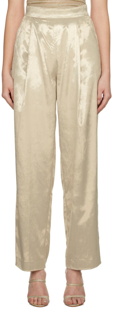 CAMILLA AND MARC Off-White Carmon Trousers Cover