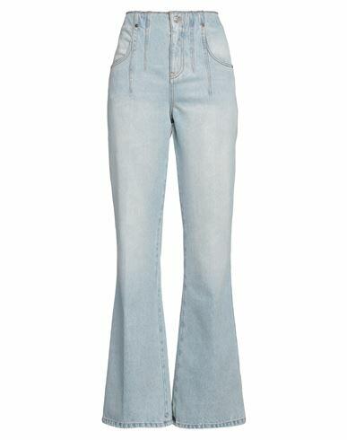 Victoria Beckham Woman Jeans Blue Cotton Cover